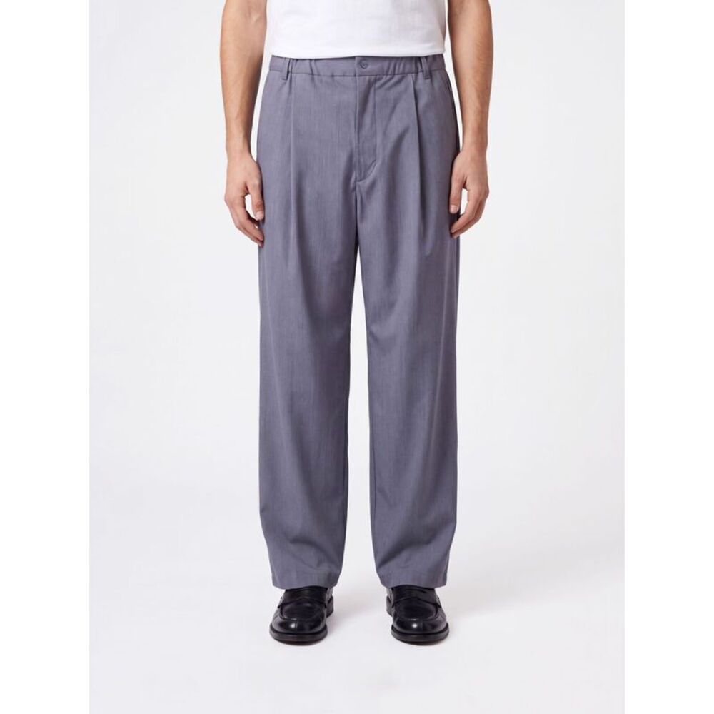 Herno Men Wide Leg Wool Blend Chino Trousers Herno With America Pockets